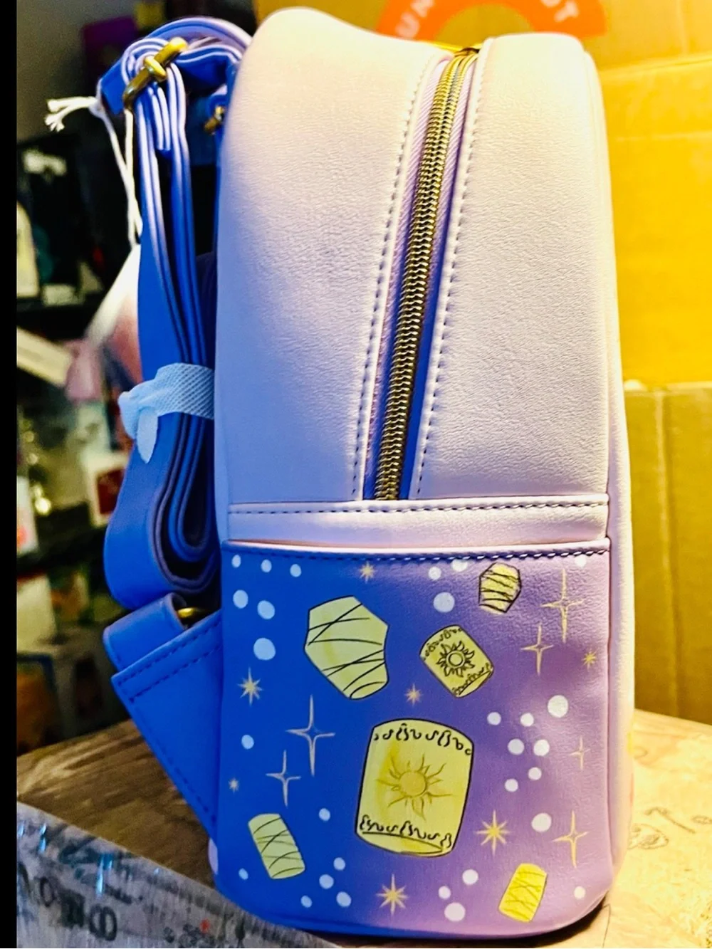 Loungefly Disney Tangled Rapunzel Art Doodles Miki Backpack